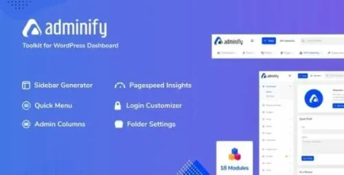 WP Adminify Pro GPL v3.2.4.3 – Toolkit for WordPress Dashboard